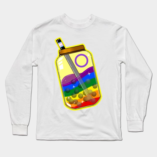 Boba: LGBTQ Long Sleeve T-Shirt by KeishaMaKainn